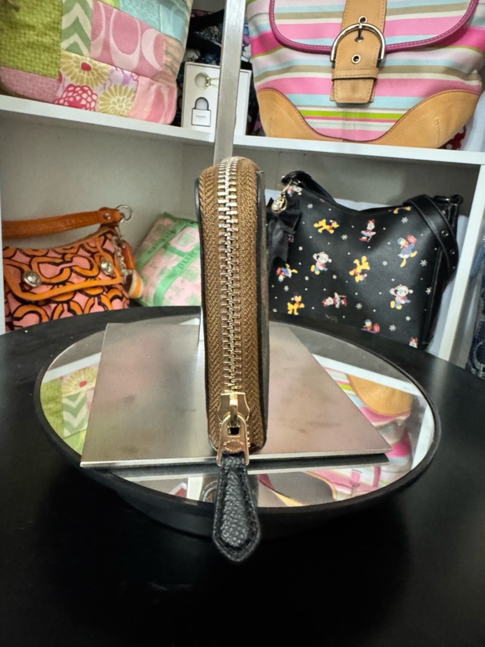 Coach Camo Rose Long Zip Wallet - Picture 2 of 6
